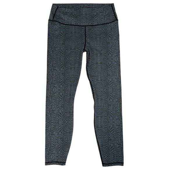 VARLEY Luna High Rise 7/8 Legging - Light Gray Print - Sz Large L